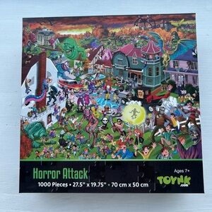 Horror Attack Puzzle - 1000 Pieces - Multicolor